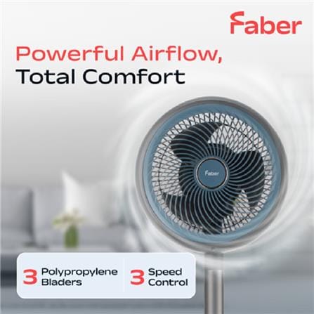 FABER AIR CIRCULATOR STAND FAN FSF SCENTO C5311 8" 60W 3BLADE