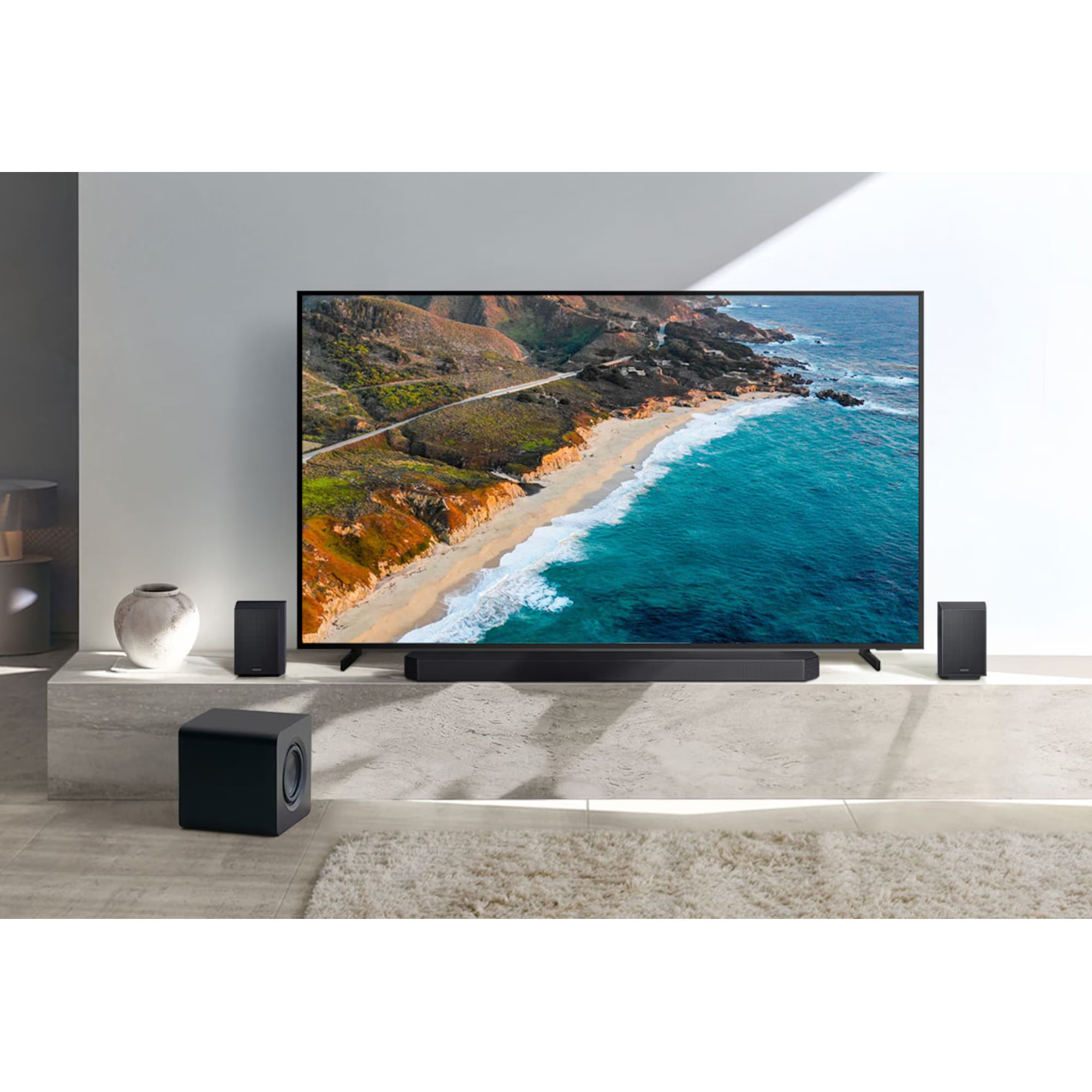 SAMSUNG HW-Q930F/XM Q-SERIES SOUNDBAR 9.1.4 CHANNEL WIRELESS SUBWOOFER & REAR SPEAKERS