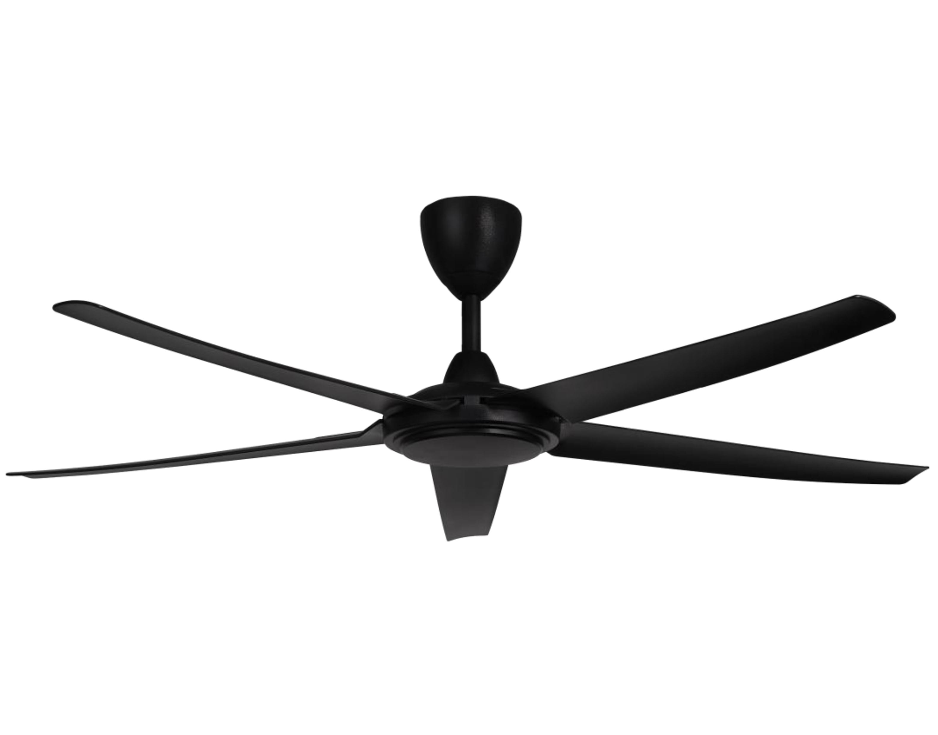ALPHA CEILING FAN COSA EX6 5-BLADE 56" MATTE BLACK