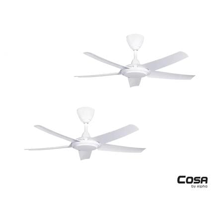 ALPHA CEILING FAN COSA EX6 5-BLADE 56" MATT WHITE