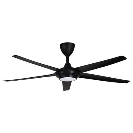 ALPHA COSA EX6 5-BLADE LED DIMMER 56" MATTE BLACK