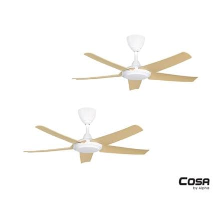 ALPHA CEILING FAN COSA EX6 5-BLADE 40" MAPLE