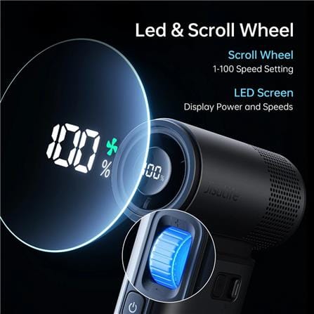 JISULIFE HANDHELD FAN ULTRA2-GREY
