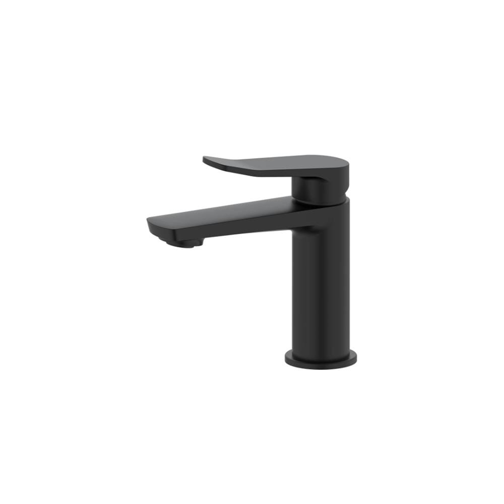 JOHNSON SUISSE LAZIO QUARTER TURN 1/2" BASIN PILLAR TAP WBFA301690 BLACK