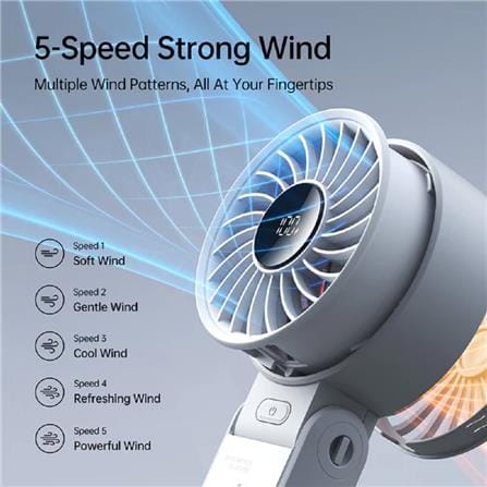 JISULIFE HANDHELD FAN LIFE7-PINK
