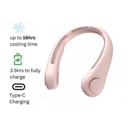 JISULIFE NECK FAN LIFE3 FA14-PINK