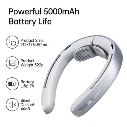 JISULIFE NECK FAN PRO1 FA45-SILVER
