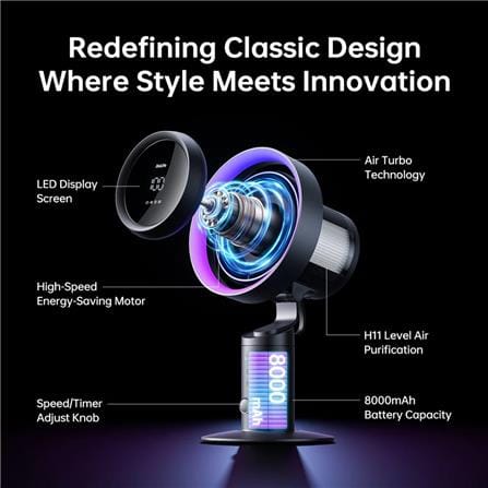 JISULIFE TABLE FAN PRO3-BLACK