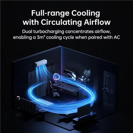 JISULIFE TABLE FAN PRO3-BLACK