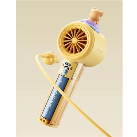 JISULIFE HANDHELD FAN PRO1 BUTTERBEAR YELLOW