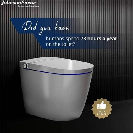 JOHNSON SUISSE RIO SMART TOILET 4.5/3L WBVC950222WW