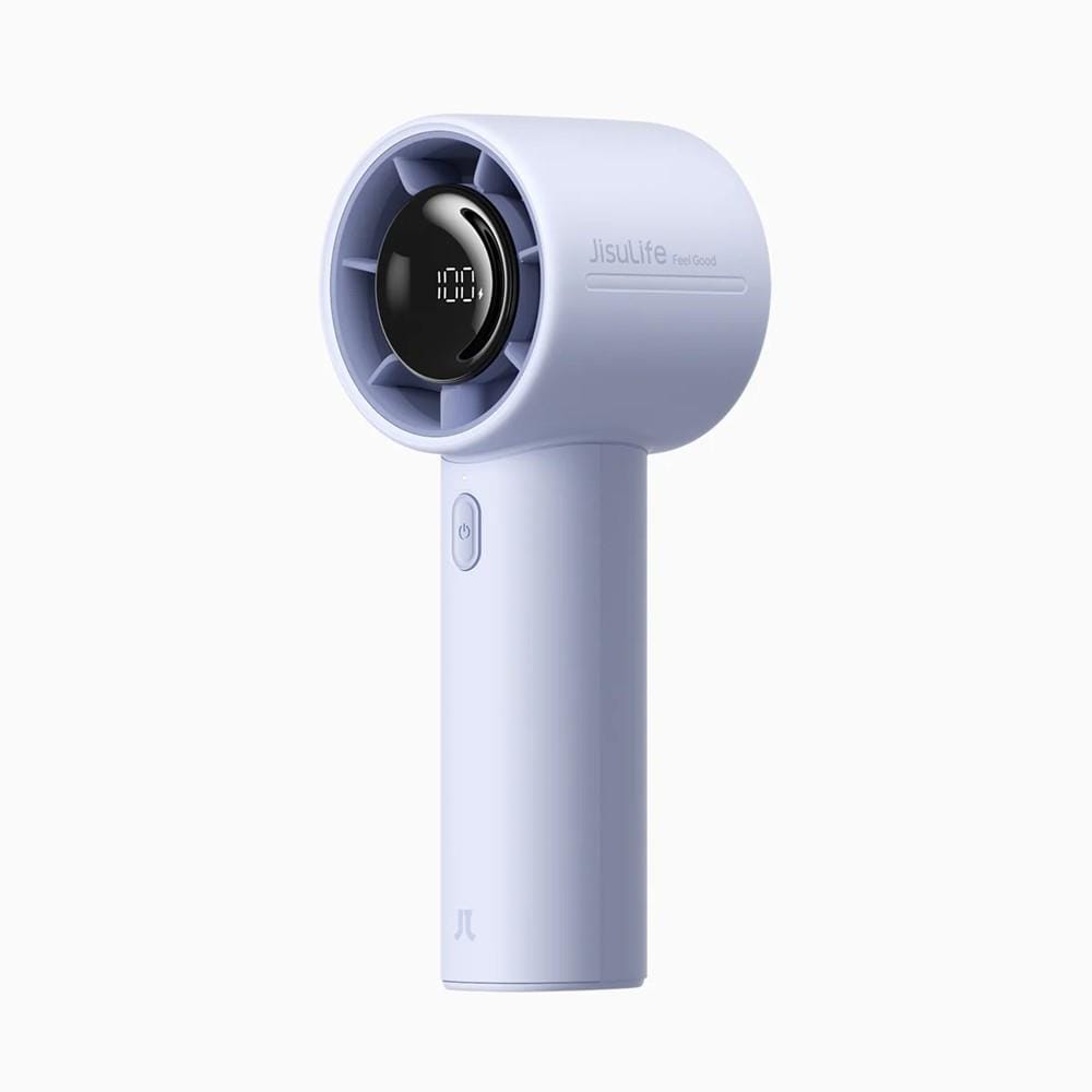 JISULIFE HANDHELD FAN LIFE10S-BLUE WITH LED DIGITAL DISPLAY