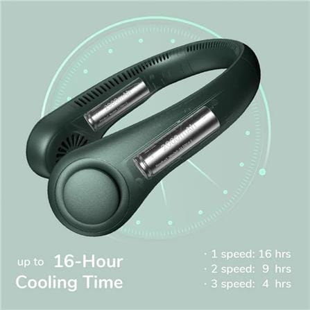 JISULIFE NECK FAN LIFE3 FA14-GREEN