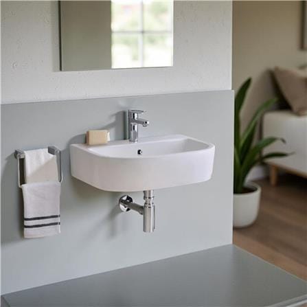 JOHNSON SUISSE LAZIO QUARTER TURN 1/2" BASIN PILLAR TAP WBFA301690 CHROME