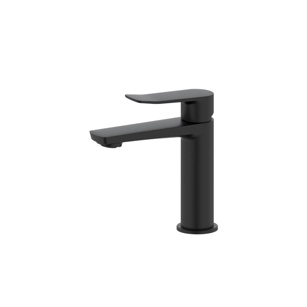 JOHNSON SUISSE LAZIO SINGLE LEVER 1/2" BASIN PILLAR TAP WBFA301689 BLACK