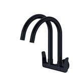 JOHNSON SUISSE LAZIO WALL-MOUNTED DUAL SINK TAP WBFA301706 BLACK