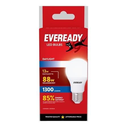 EVEREADY LED LIGHT BULB A60 13W E27 DAY LIGHT