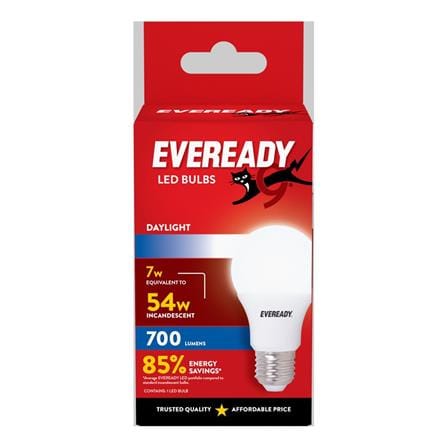 EVEREADY LED LIGHT BULB A60 7W E27 DAY LIGHT