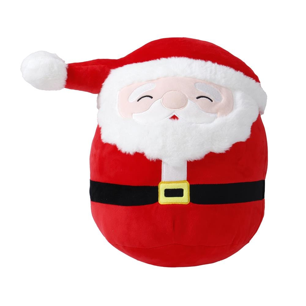 HOME LIVING STYLE CUSHION CHRISTMAS SANTA 30CM RED