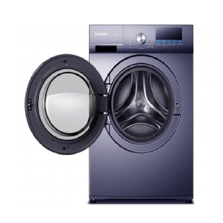 SHARP FRONT LOAD WASHING MACHINE ESFX9APB 9KG NAVY BLUE INVERTER