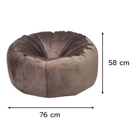 HLS BEAN BAG KALLA 30X23 BROWN [EXCLUSIVE FROM HOMEPRO THAILAND]