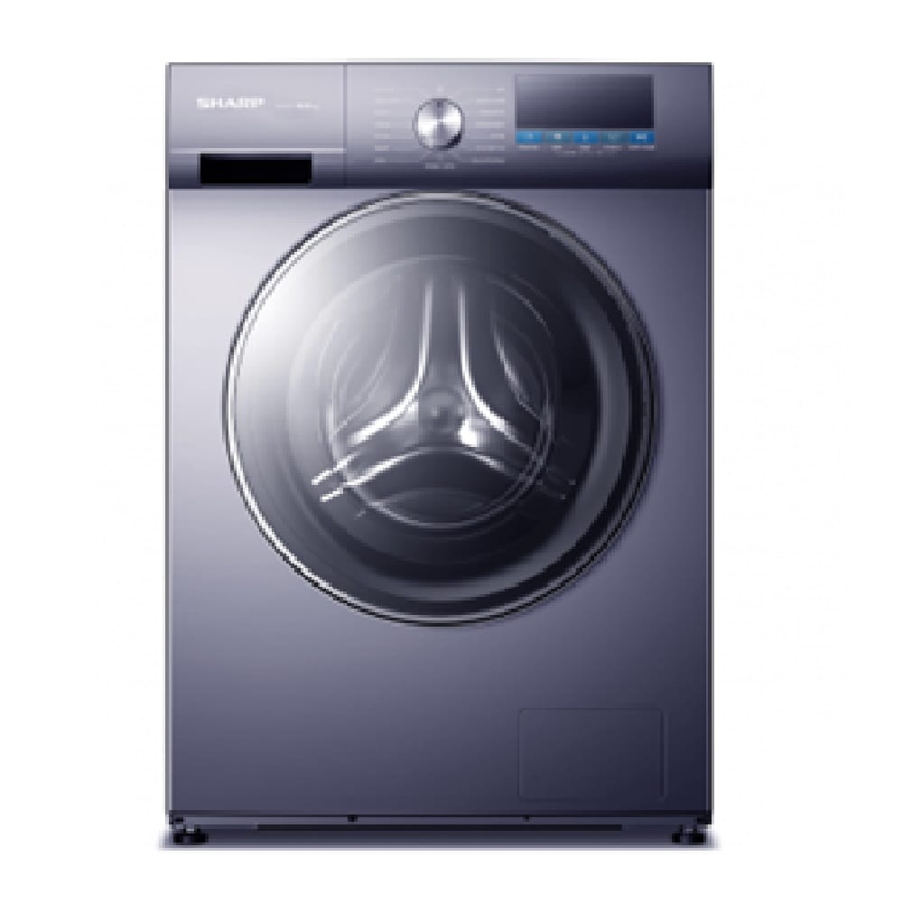 SHARP FRONT LOAD WASHING MACHINE ESFX11APB 11KG NAVY BLUE INVERTER