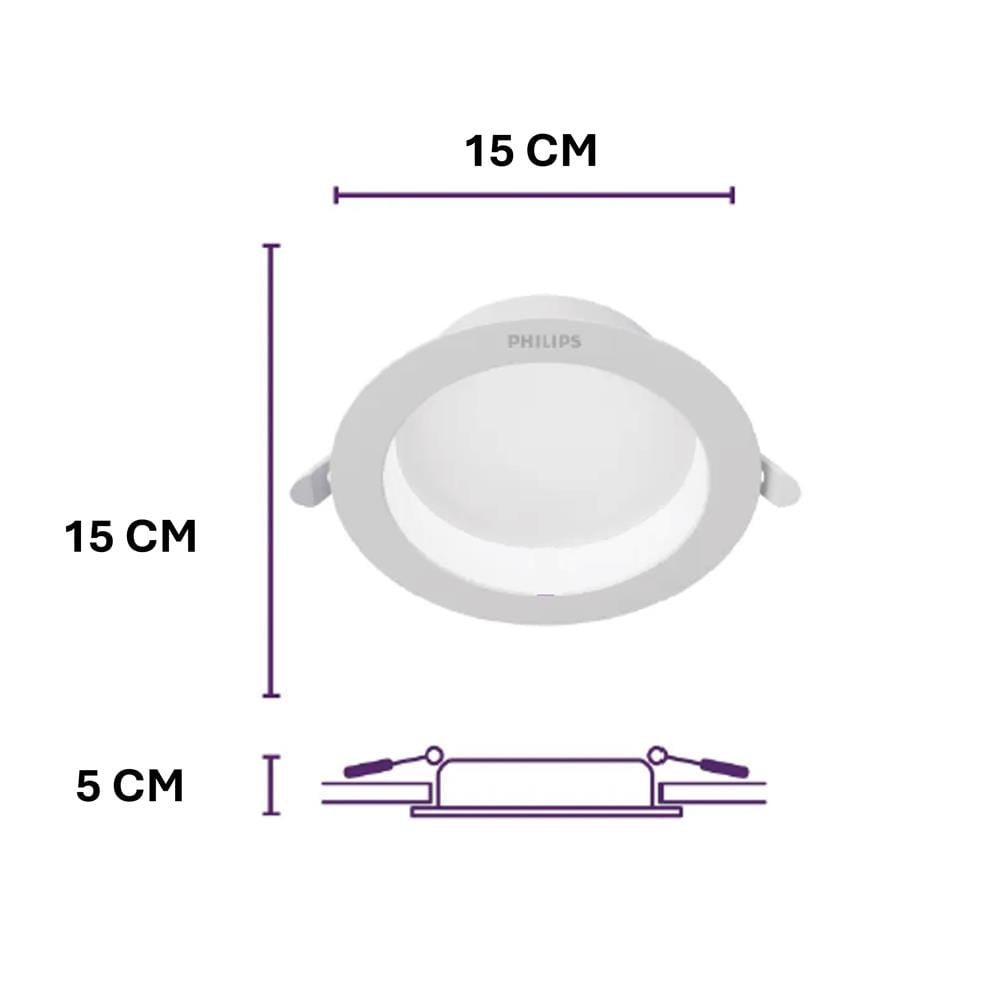 PHILIPS DOWNLIGHT MESON C RECESSED RD 150 17W 40K COOL WHITE