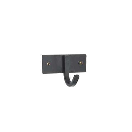 ROCCONI SINGLE ROBE HOOK RCN G1B 8CM MATT BLACK