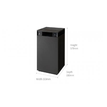 SHARP AIR PURIFIER FXS120LH 84M2 FILTER HEPA CHARCOAL GREY