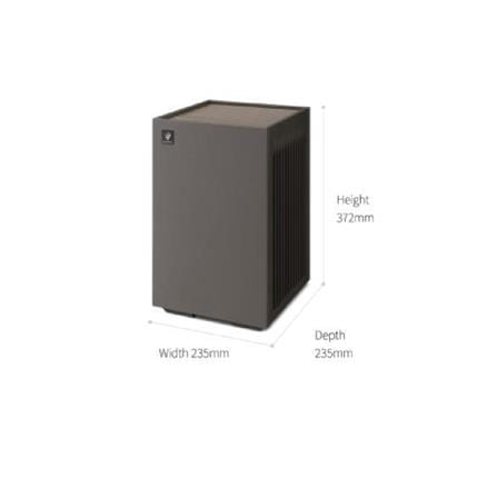 SHARP AIR PURIFIER FPS40LT 23W 30M2 FILTER HEPA CHARCOAL BROWN