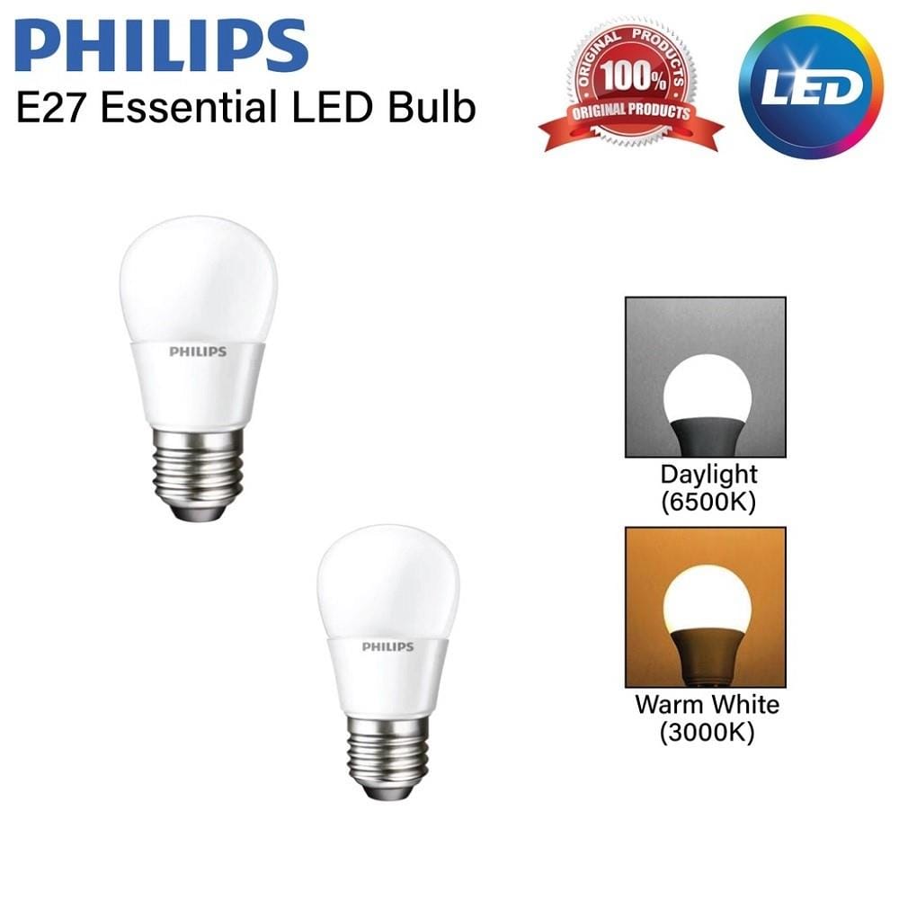 PHILIPS ESSENTIAL LED BULB E27 6500K COOL DAYLIGHT 9W 3PCS MY
