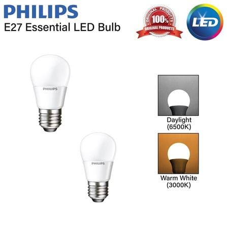 PHILIPS ESSENTIAL LED BULB E27 6500K COOL DAYLIGHT 9W 3PCS MY