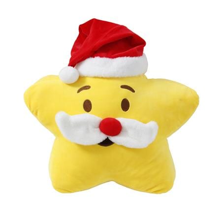 HOME LIVING STYLE CUSHION CHRISTMAS STAR 30CM YELLOW