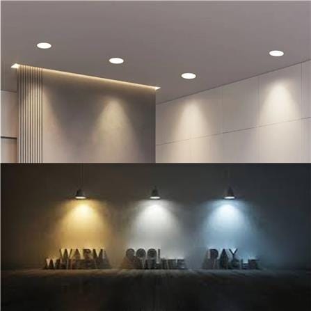 PHILIPS DOWNLIGHT ERIDANI DL190B SCENE SWITCH LED7 D100 9W 4" 3-COLOR