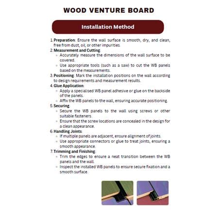 ECOCLASS WOOD VENTURE BOARD WB-7311D 300X120CM 3.6M2