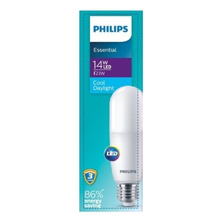PHILIPS ESSENTIAL LED DL STICK E27 6500K COOL DAYLIGHT 14W MY