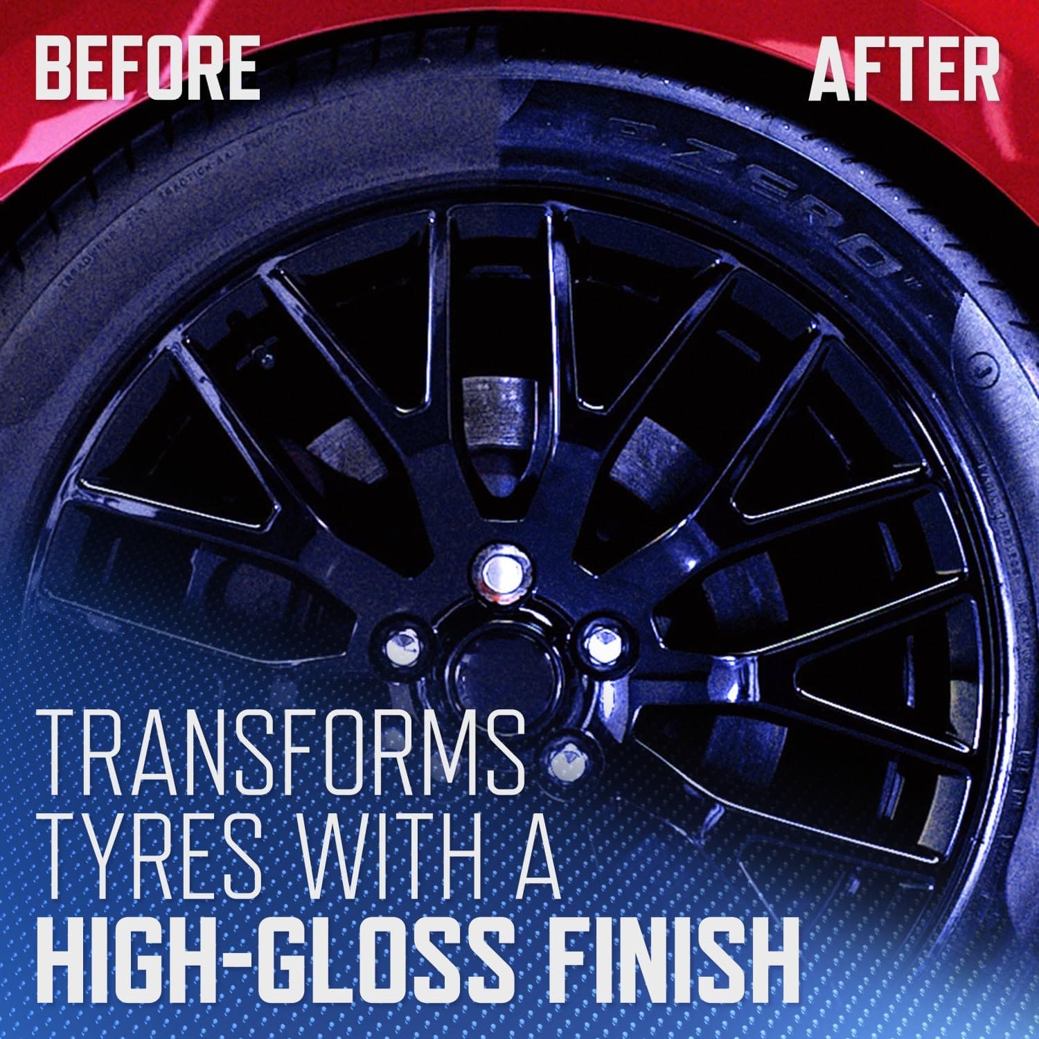 ARMOR ALL ORACLE RED BULL HYBRID CERAMIC HIGH GLOSS TIRE SHINE 500ML