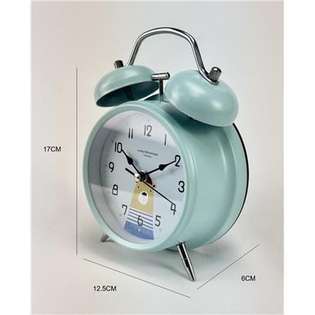 ALARM CLOCK  4" ECHT  E464 BLUE