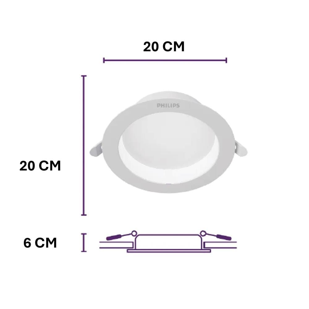 PHILIPS DOWNLIGHT MESON C RECESSED RD 200 24W 40K COOL WHITE