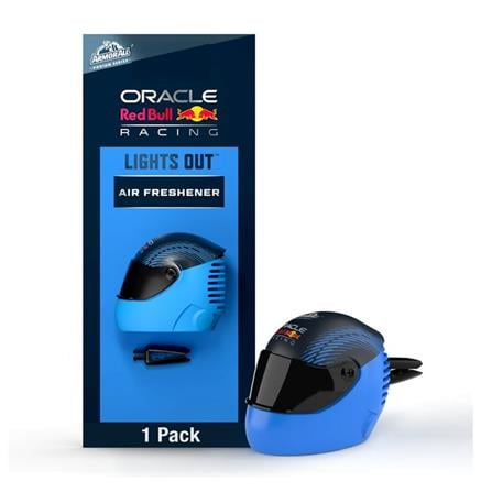 ARMOR ALL ORACLE RED BULL HELMET AIR FRESHENER - LIGHTS OUT