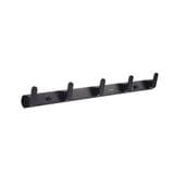 ROCCONI TOWEL 5-HOOKS RCN K5/B 40CM MATTE BLACK
