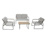 PATIO CONVERSATION SET SPRING CARA TAUPE [EXCLUSIVE FROM HOMEPRO THAILAND]