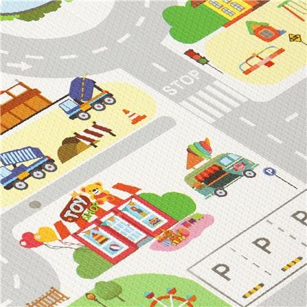 HLS MULTI MAT THE ROAD 130X190 GRAY [EXCLUSIVE FROM HOMEPRO THAILAND]