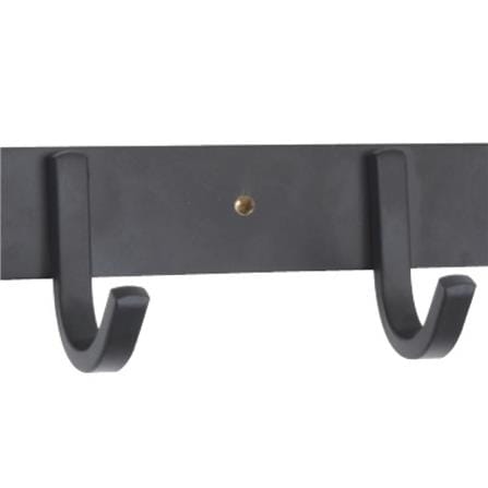 ROCCONI TOWEL HOOK 3 RCN G3B 20.6CM MATTE BLACK ROSE GOLD