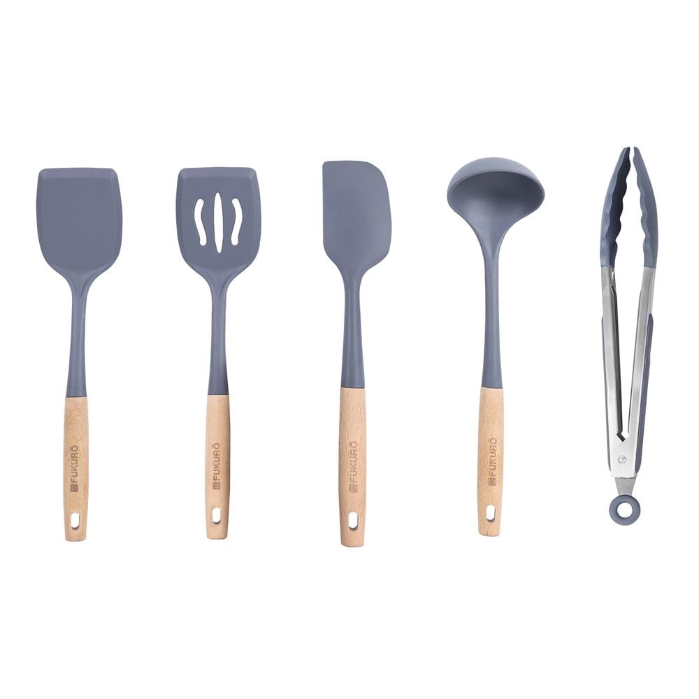 FUKURO PROSILICONE 5-PIECE COOKING UTENSIL SET (MUJI EDITION)