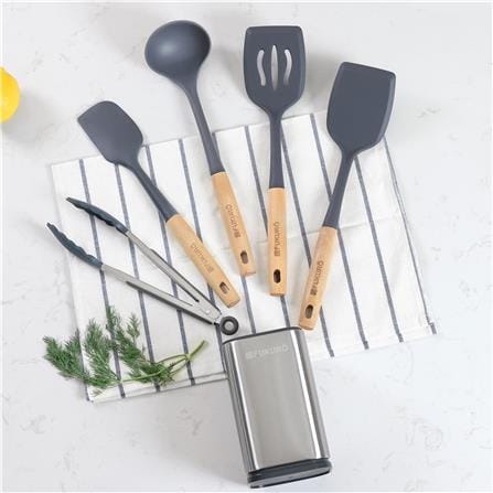 FUKURO PROSILICONE 5-PIECE COOKING UTENSIL SET (MUJI EDITION)