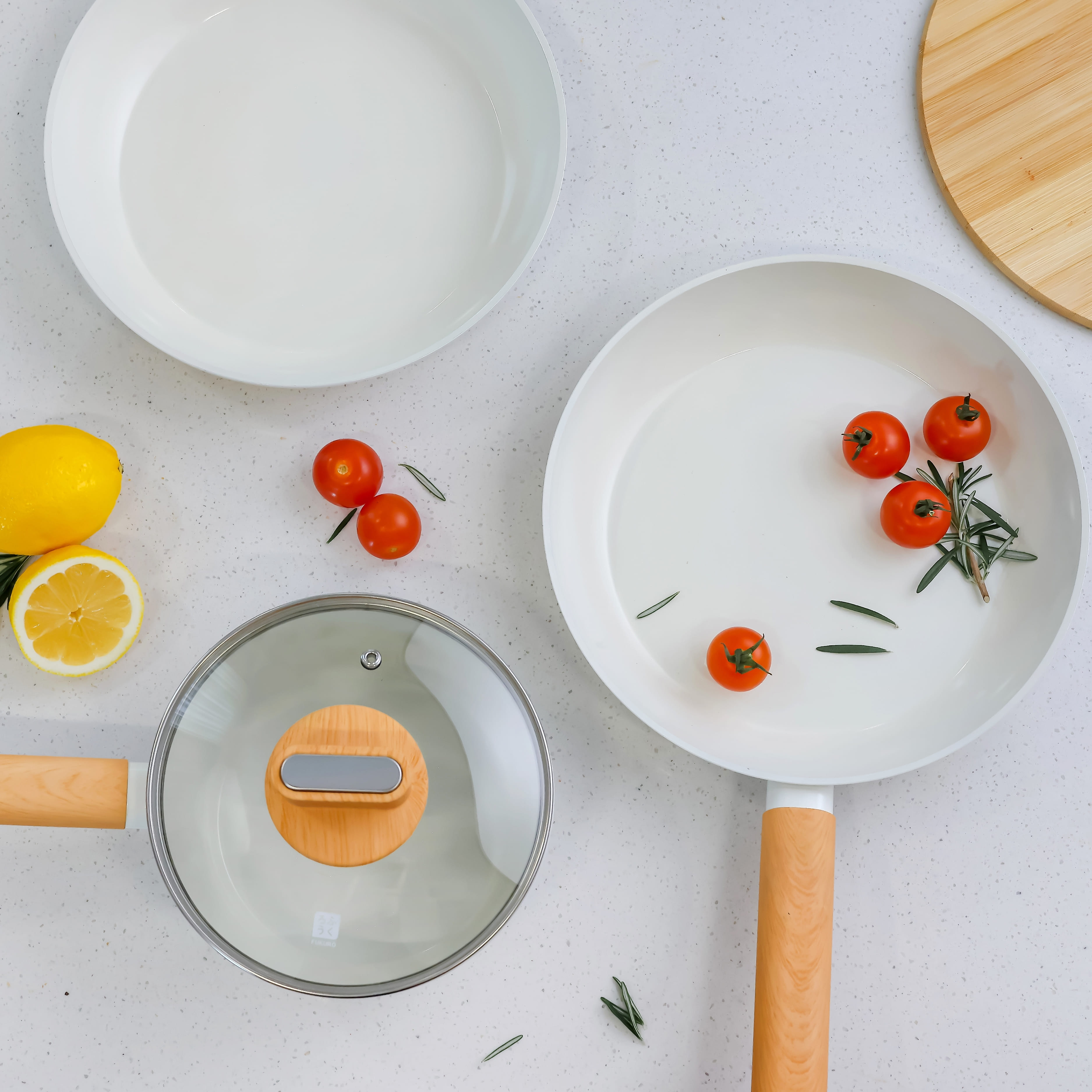 FUKURO SHIRO CERAMIC NON-STICK FRY PAN 20CM