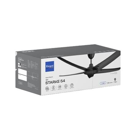 RIEGEN CEILING FAN RCF-STARKE54-5B-MB 54-INCH MATTE BLACK