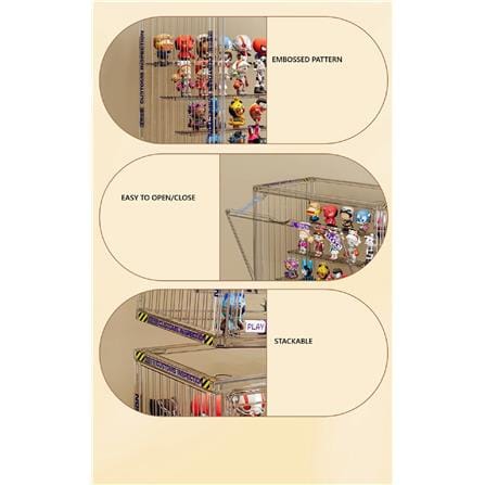 FIGURE DISPLAY CASE COSSY PLUS CP-898B 22X27X18CM CLEAR