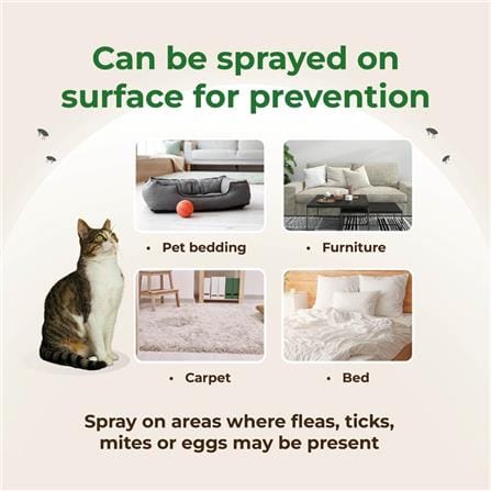MYKAZOKU FLEA & TICK CONTROL SPRAY 250ML